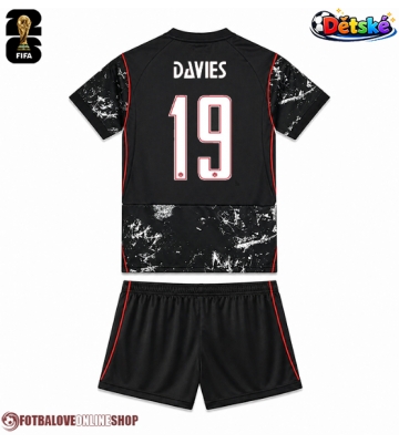 Kanada Alphonso Davies #19 Venkovní dres komplet pro Děti MS 2026 Krátkým Rukávem (+ Krátké kalhoty)